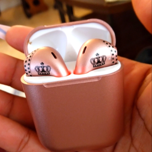 Custom apple rosegold Airpods 1&2